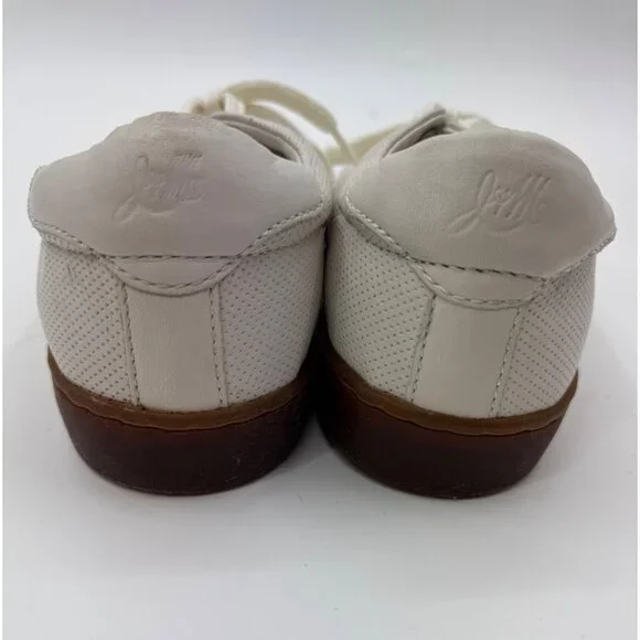 Johnston Murphy Kempton Lace to Toe White Leather Low-Top Sneakers With Gum Sole - Picture 5 of 10